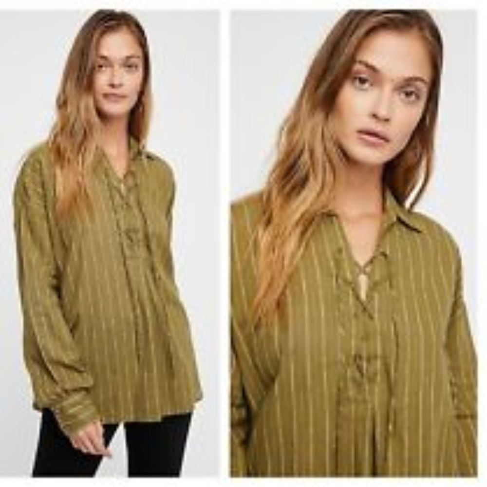 Free People Linen Top